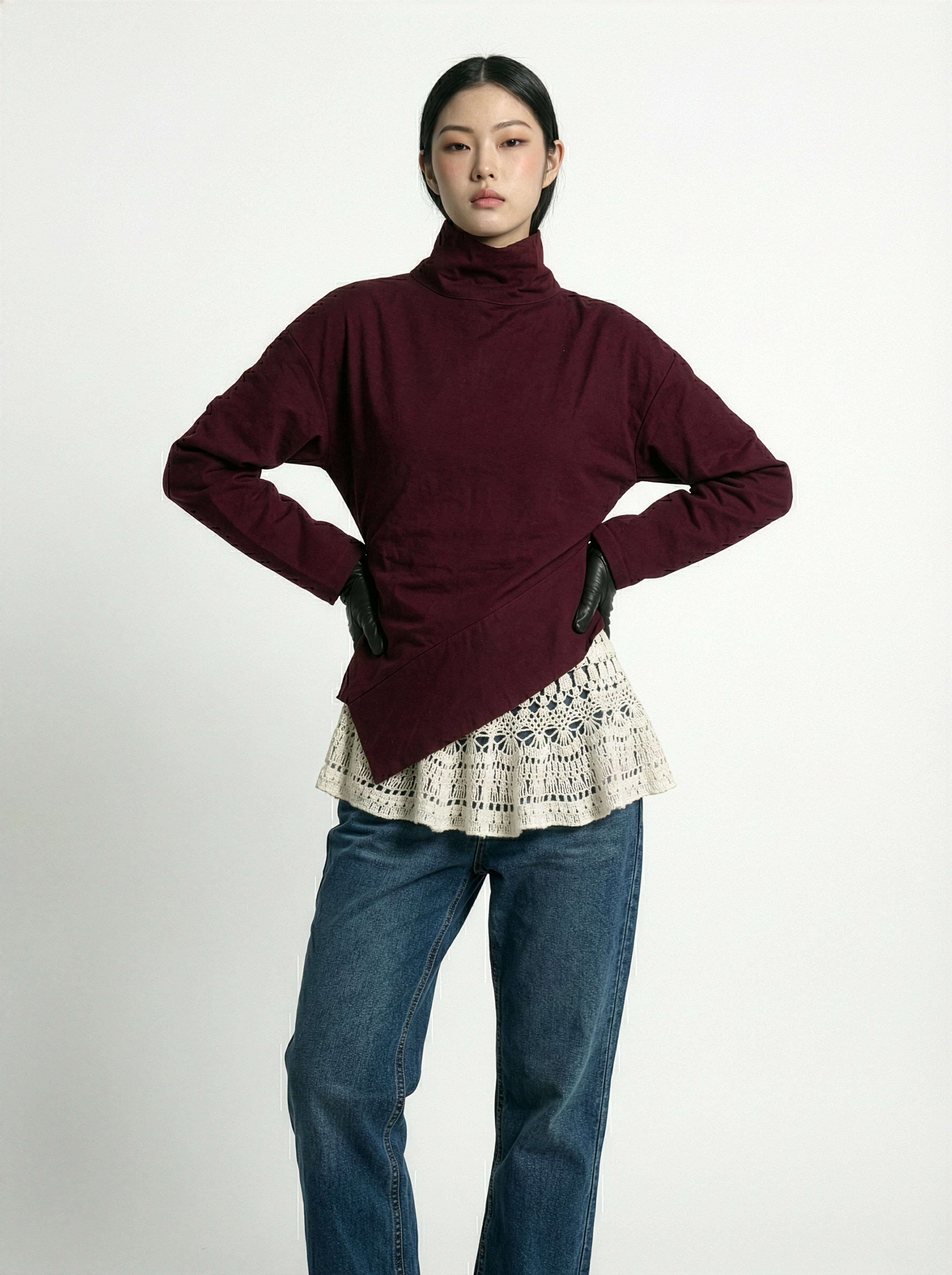 Çok Amaçlı Dantel Yaka